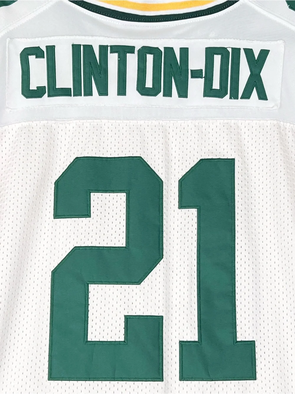 GREEN BAY PACKERS FOOTBALL On Field JERSEY NIKE #21 CLINTON-DIX Sz 44 White